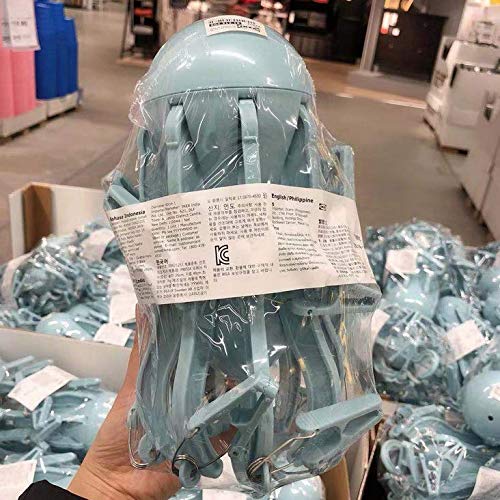 دودشاو بول DODXIAOBEUL PRESSA 8-Claw الأخطبوط معلق مجفف 16 أوتاد ملابس سهلة الطي والمكان - فيروزي - Image 3